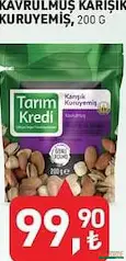 TARIM KREDİ KAVRULMUŞ KARIŞIK KURUYEMİŞ 300 G